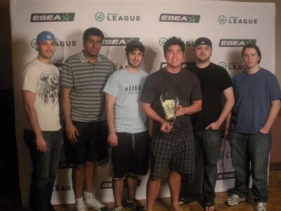 Prophets ft. Dashner on ESEA Season 9 LAN. From left to right: Reptile, cyzer, clockwork, enoryt, mackey, b4nny